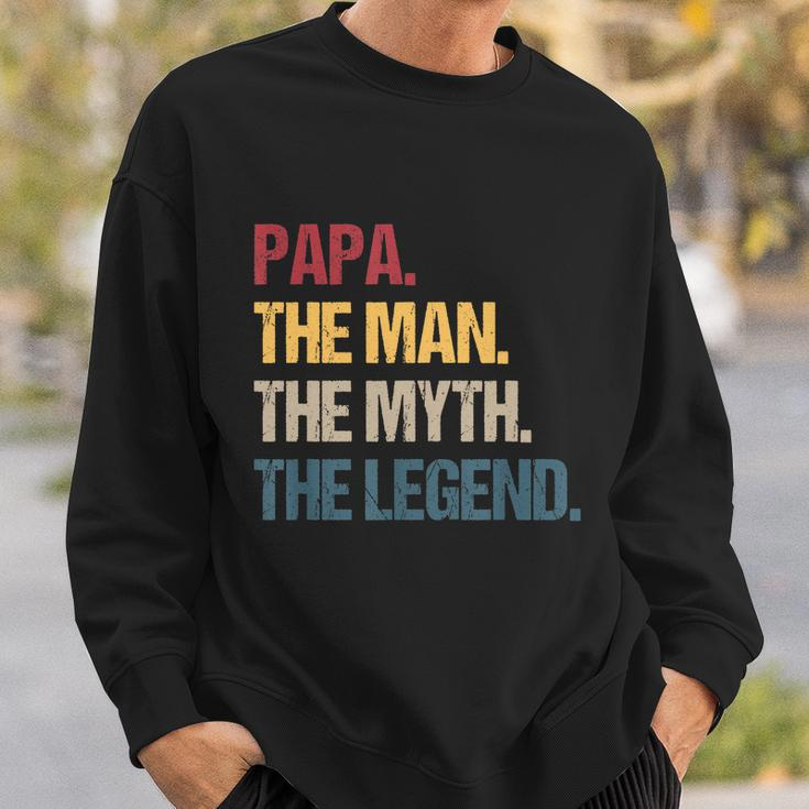 Papa Man Myth Legend Shirt For Mens & Dad Funny Father Gift Tshirt Sweatshirt Gifts for Him