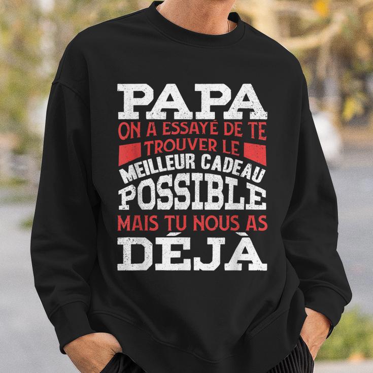 Papa Zum Vatertag Geschenk Für Papa Geburtstag Vater V5 Sweatshirt Geschenke für Ihn