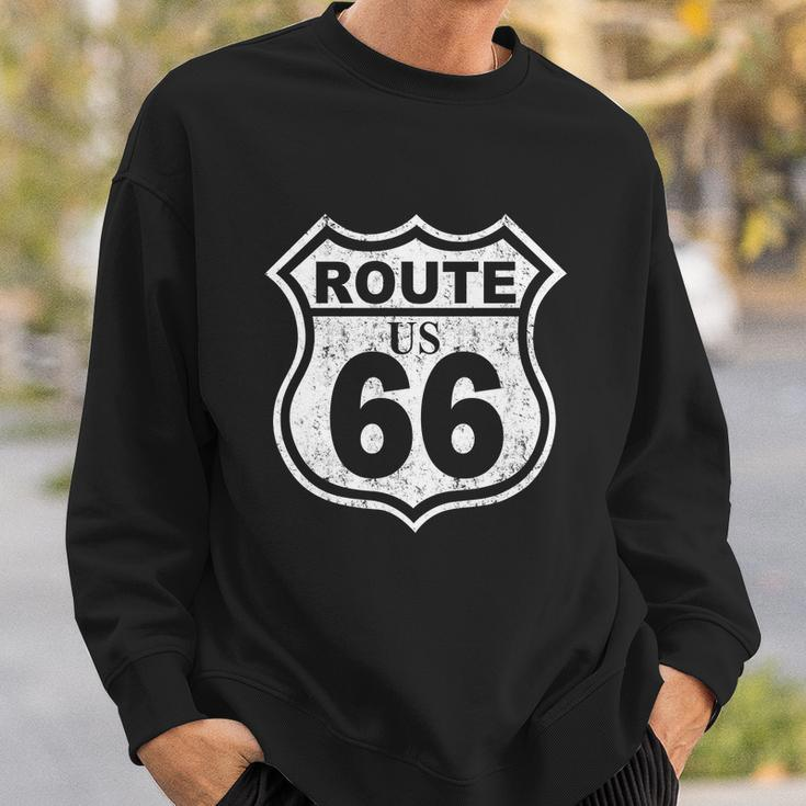 Pattern Design Rute 66 Hot Rod Speed Way Sweatshirt Gifts for Him