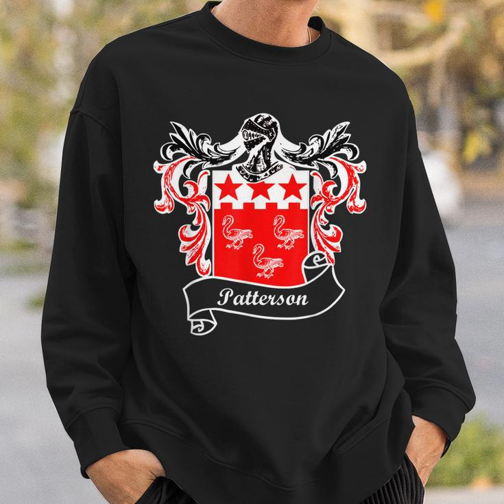 Patterson Coat Of Arms Surname Last Name Family Crest Men Women Sweatshirt Graphic Print Unisex Gifts for Him