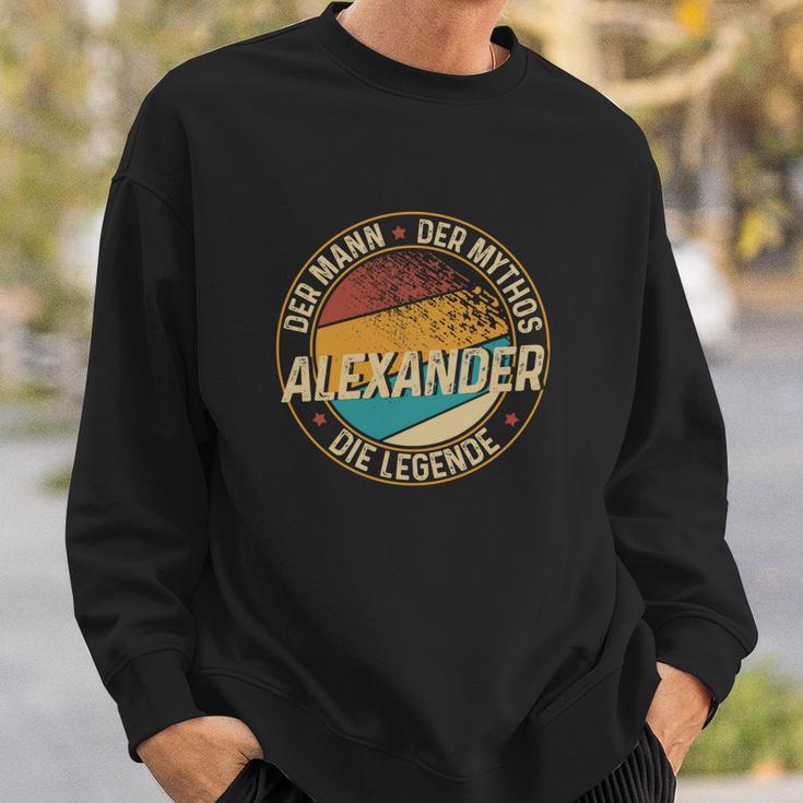 Personalisiertes Alexander Sweatshirt: Mann, Mythos, Legende Tee Geschenke für Ihn