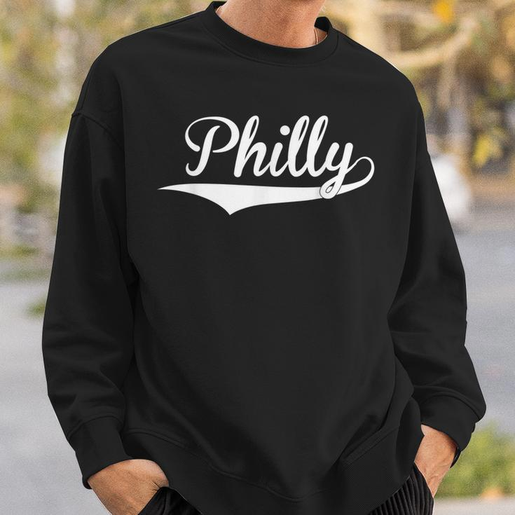 Philadelphia Philly Baseball Lover Baseball Fans Sweatshirt Gifts for Him