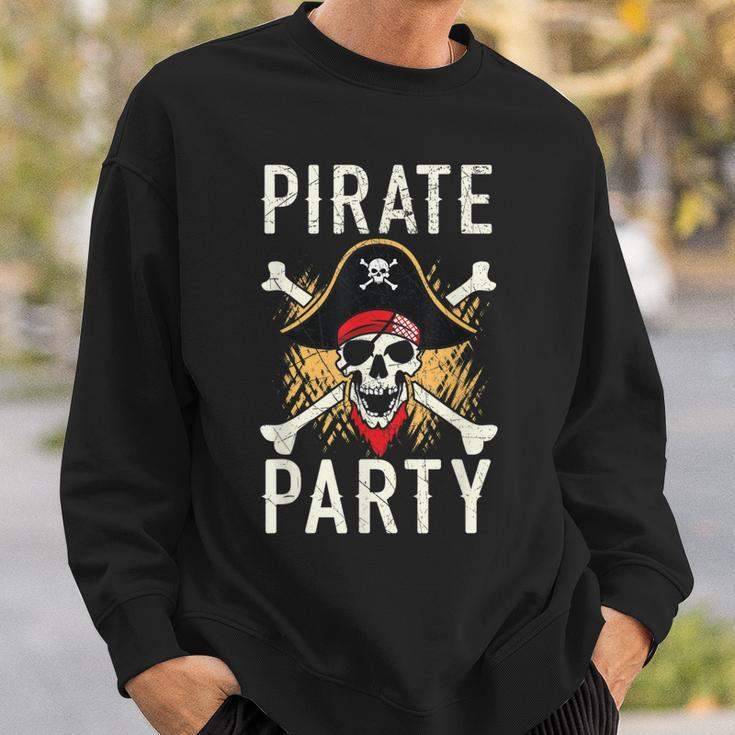 Pirate Party Caribbean Buccaneer Pirate Lover Sweatshirt Gifts for Him