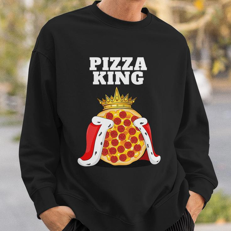Pizza King Pizza Lover Cute Pizza Funny Foodie Sweatshirt Gifts for Him