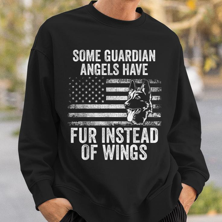 Police Dogs Some Guardian Angels Have Fur Instead Of Wings Sweatshirt Gifts for Him