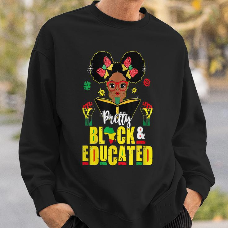 Pretty Black And Educated I Am The Strong African Queen V9 Sweatshirt Gifts for Him