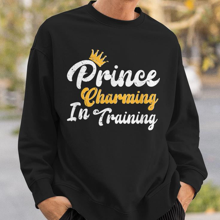 Prince Charming In Training Fairy Tale Hero Birthday Party Sweatshirt Gifts for Him