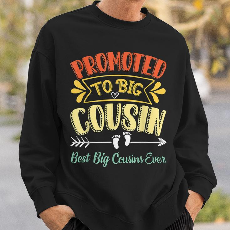 Promoted To Big Cousin Announcement Best Big Cousin Ever Sweatshirt Gifts for Him