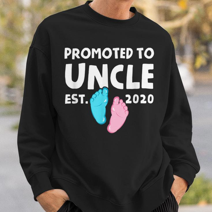 Promoted To Uncle Est 2020 Pregnancy New Uncle Gift Sweatshirt Gifts for Him