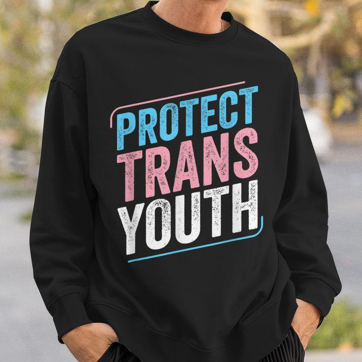 Protect Trans Youth Trans Pride Transgender Lgbt Sweatshirt Gifts for Him