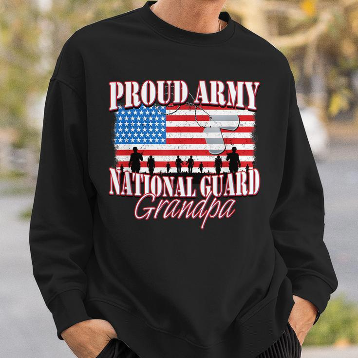 Proud Army National Guard Grandpa Grandparents Day Sweatshirt Gifts for Him