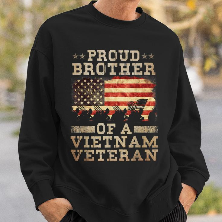 Proud Brother Vietnam War Veteran For Matching With Dad Vet Sweatshirt Gifts for Him