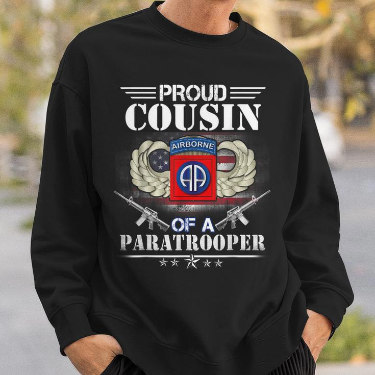 Proud Cousin Of A Army 82Nd Airborne Division Paratrooper Sweatshirt Gifts for Him