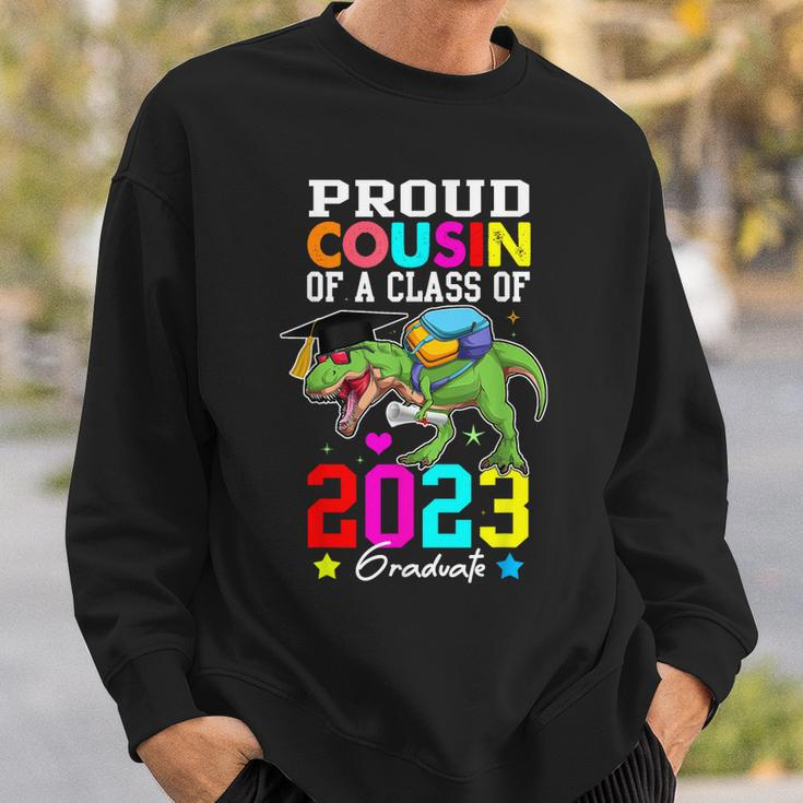 Proud Cousin Of A Class Of 2023 Graduate Senior Dinosaur 23 Sweatshirt Gifts for Him