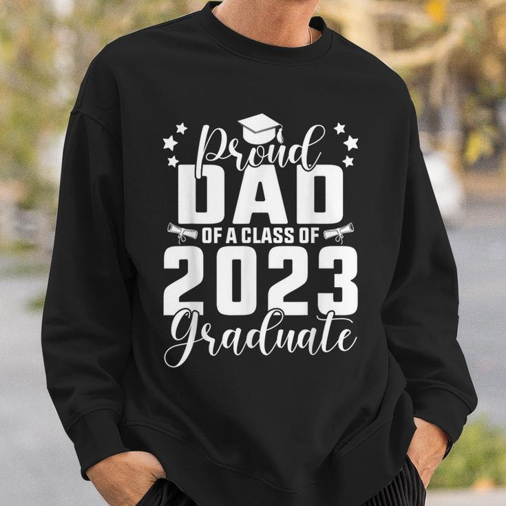 Proud Dad Of A Class Of 2023 Graduate Senior Family Sweatshirt Gifts for Him