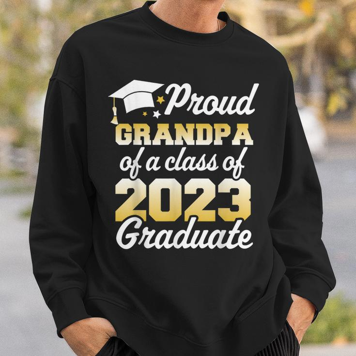 Proud Grandpa Of A Class Of 2023 Graduate Senior Family Sweatshirt Gifts for Him
