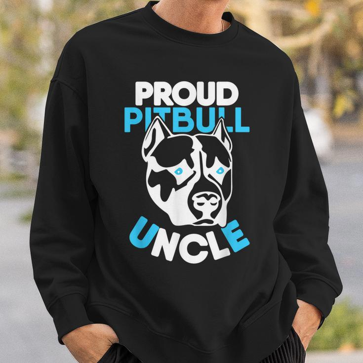 Proud Pitbull Uncle Dog Lover Gift Sweatshirt Gifts for Him