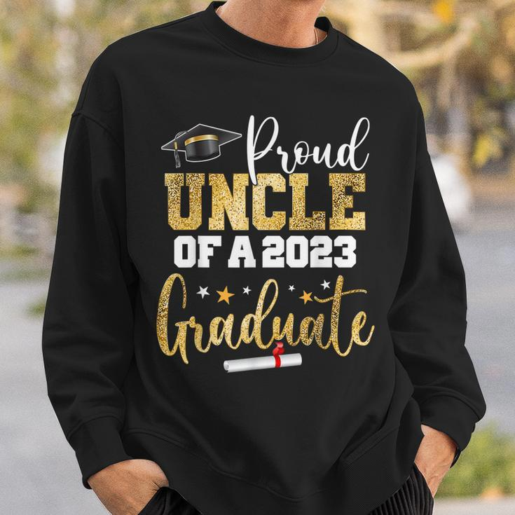 Proud Uncle Of A 2023 Graduate Class Senior Graduation Sweatshirt Gifts for Him