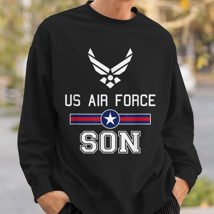 Proud Us Air Force Son Military Pride Sweatshirt Gifts for Him