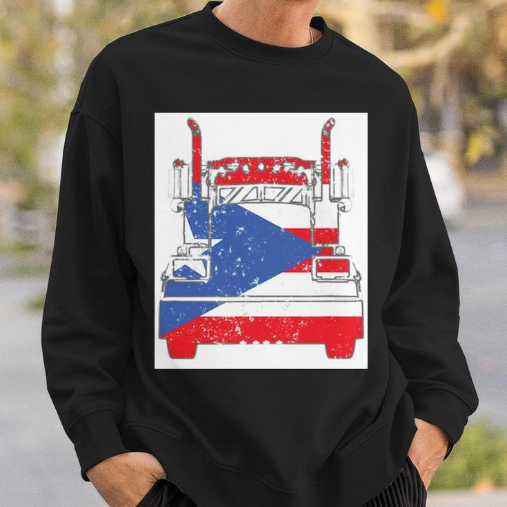 Puerto Rican Trucker V2 Sweatshirt Gifts for Him
