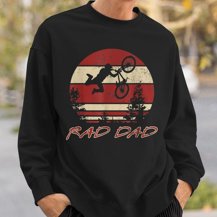 Rad Dad Racing Retro Vintage 80S Bmx V2 Sweatshirt Gifts for Him