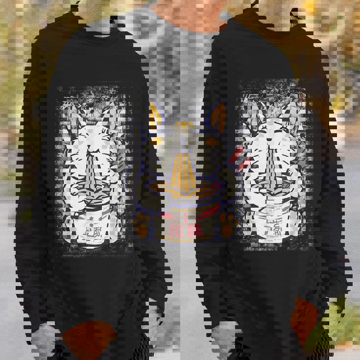 Ramen Cat Kawaii Anime Japanese Gifts Cat Lovers Kawaii Neko V11 Men Women Sweatshirt Graphic Print Unisex Gifts for Him