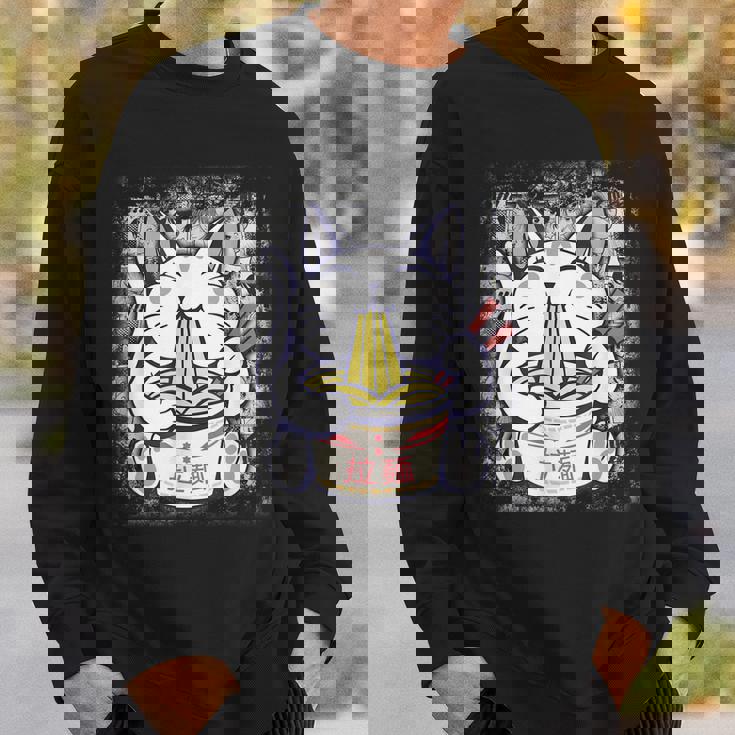 Ramen Cat Kawaii Anime Japanese Gifts Cat Lovers Kawaii Neko V13 Men Women Sweatshirt Graphic Print Unisex Gifts for Him