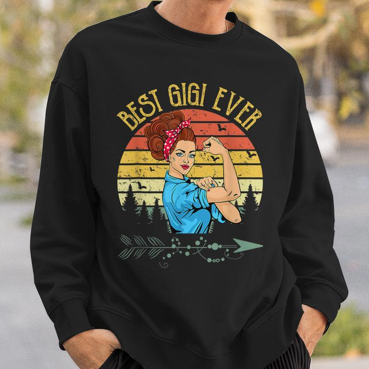Retro Vintage Best Gigi Ever Gigi Gifts Mothers Day Sweatshirt Gifts for Him