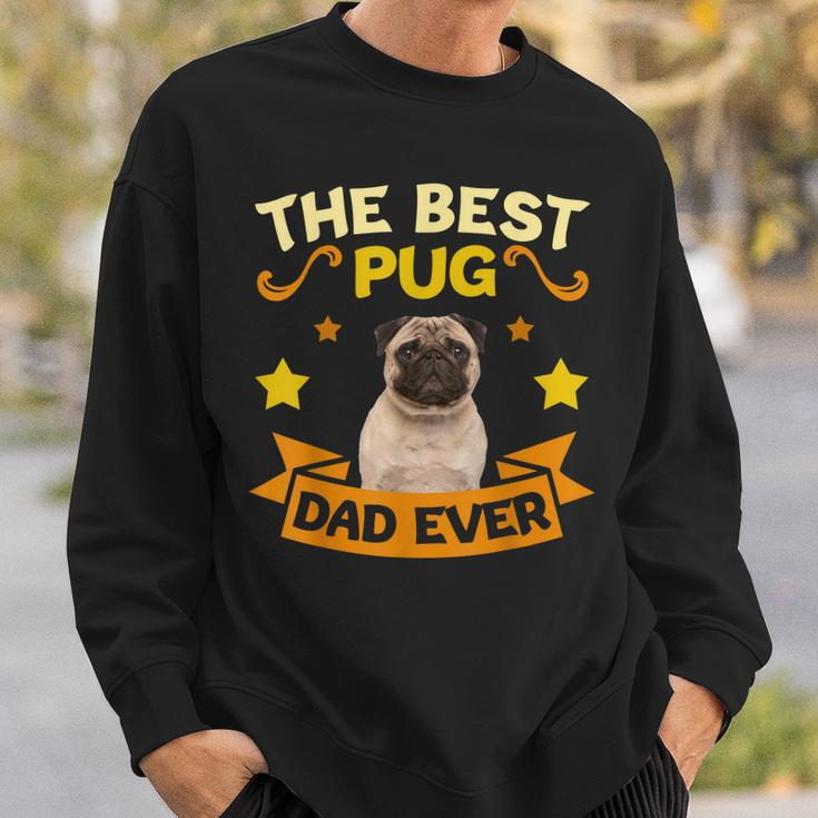 Retro Vintage Best Pug Dad Ever Fathers Day Gift Gift For Mens Sweatshirt Gifts for Him