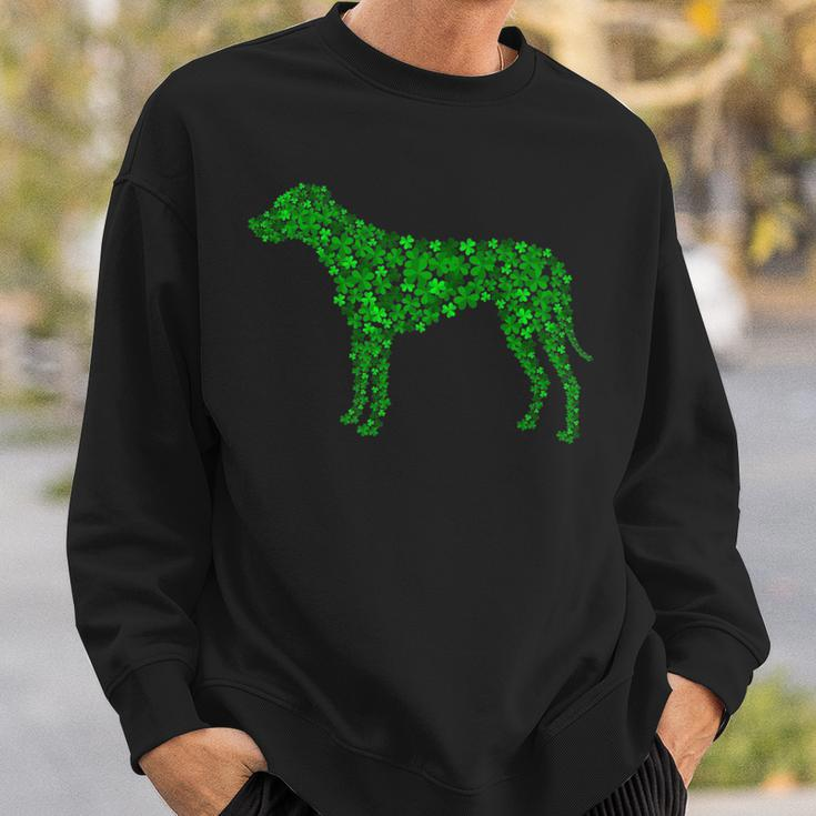 Rhodesian Ridgeback Dog Shamrock Leaf St Patrick Day Sweatshirt Gifts for Him