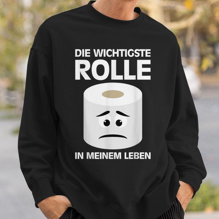 Rolle Klopapier Toilettenpapier Lustige Sprüche Witzige Wc Sweatshirt Geschenke für Ihn