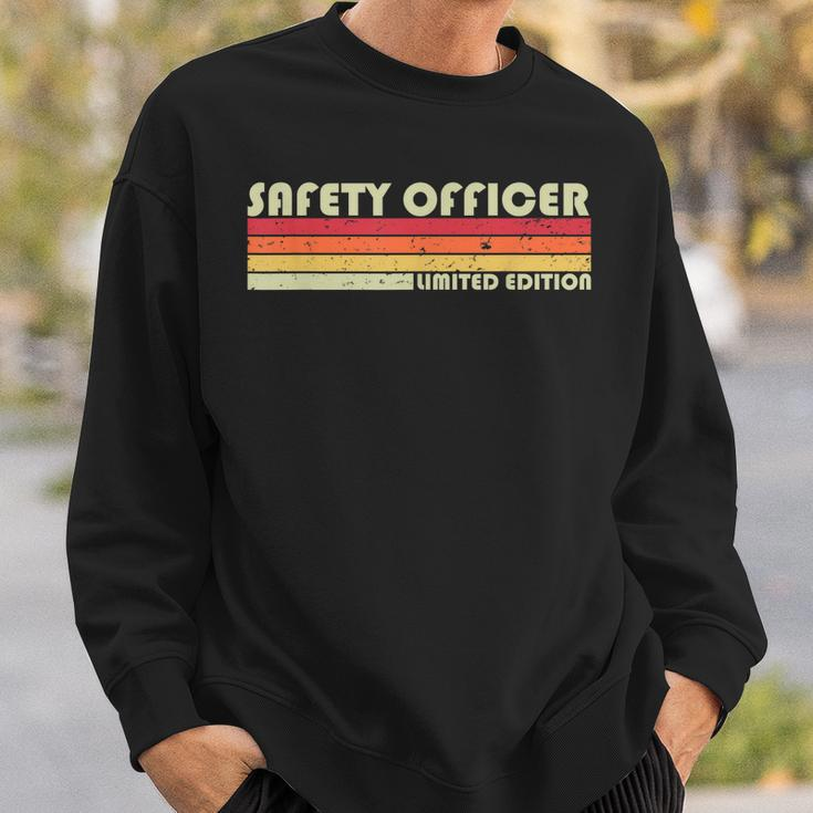 Safety Officer Funny Job Title Profession Birthday Worker Sweatshirt Gifts for Him