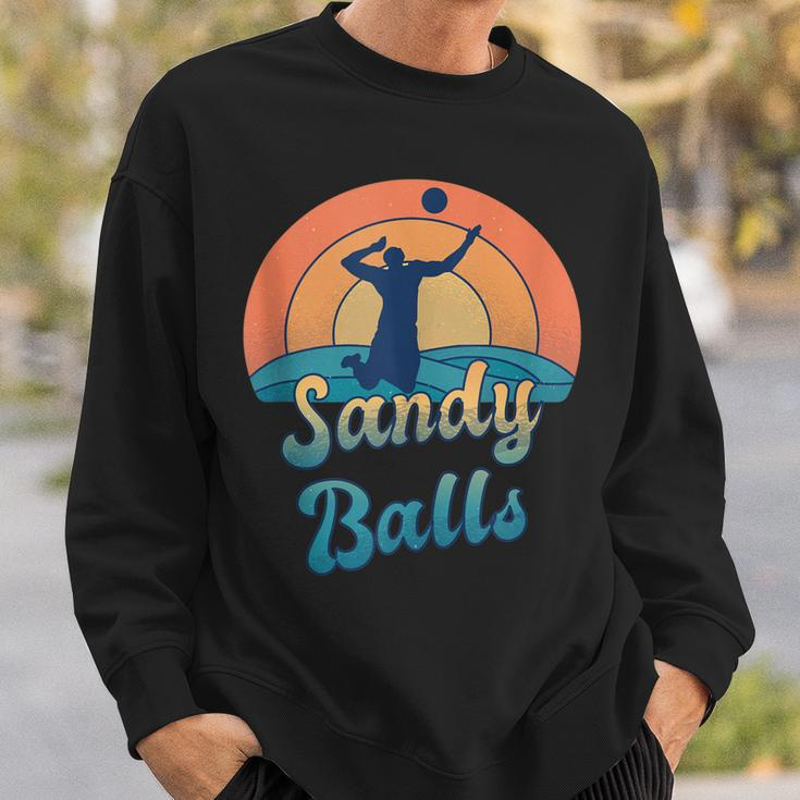 Sandy Balls For A Beach Volleyball Player Sweatshirt Gifts for Him