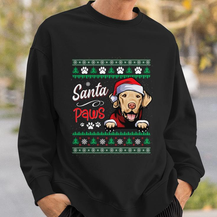 Santa Paws Chesapeake Bay Retriever Ugly Christmas Sweater Cute Gift Sweatshirt Gifts for Him