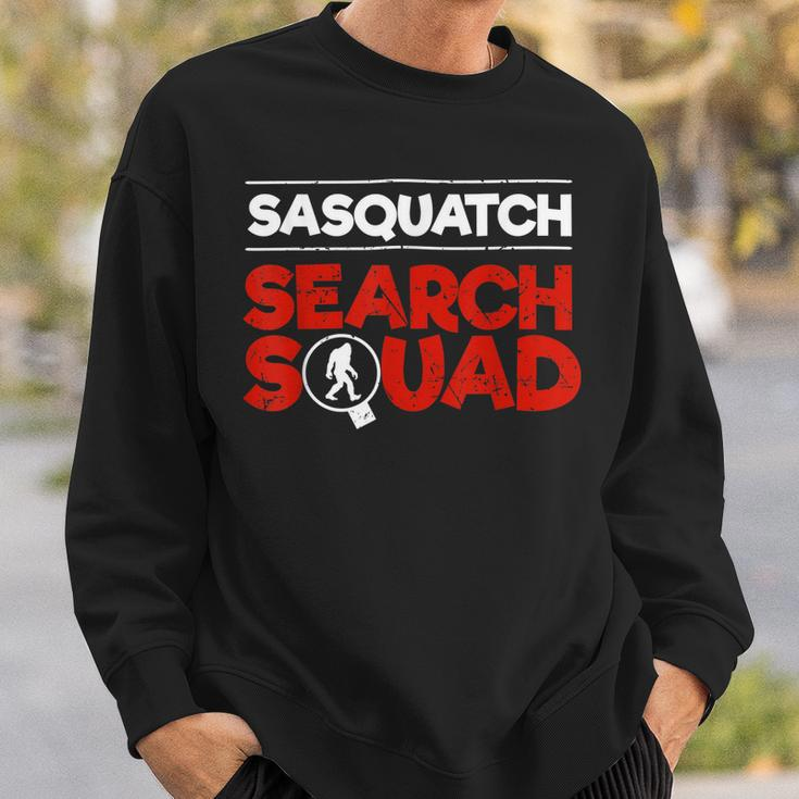Sasquatch Search Squad Bigfoot Hunter Sweatshirt Gifts for Him