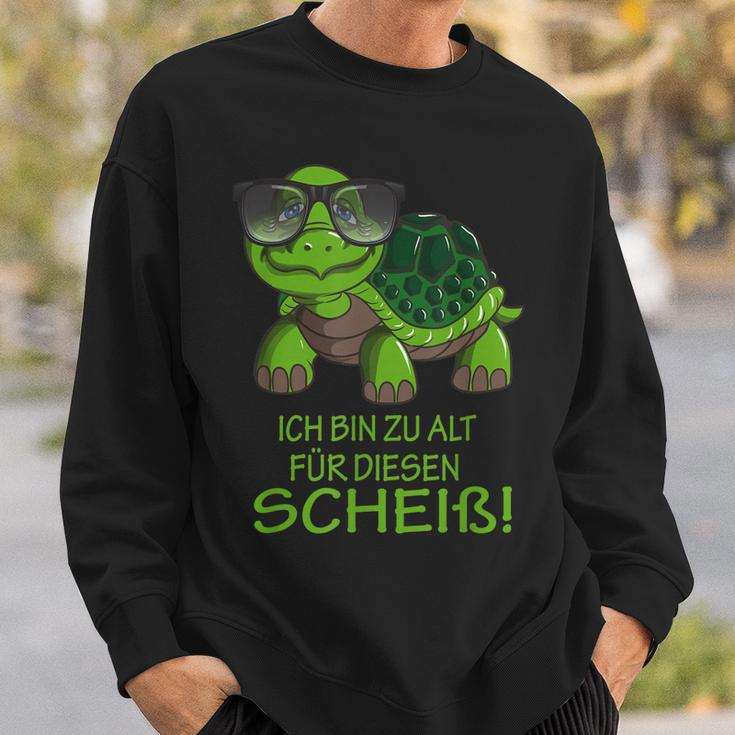 Schildkröte Ich Bin Zu Alt Für Diesen Scheiß Sportler Rente Sweatshirt Geschenke für Ihn