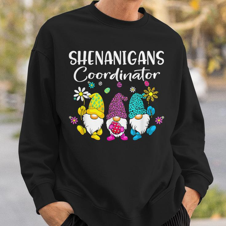 Shenanigans Coordinator Bunny Gnome Rabbit Easter Day Sweatshirt Gifts for Him
