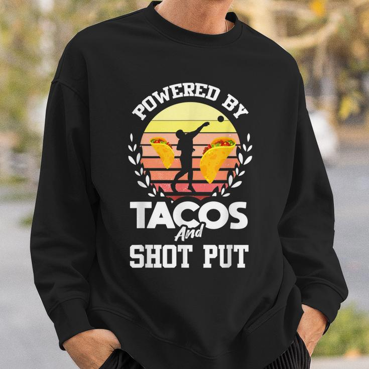 Shot Put Funny Taco Lover Track And Field Shot Putter Sweatshirt Gifts for Him