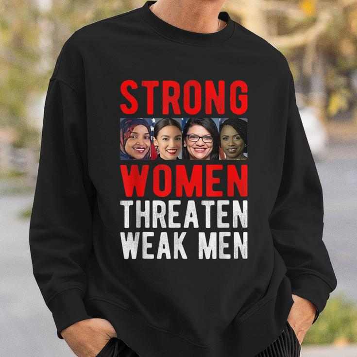Squad Aoc Female Empowerment Feminist Message Sweatshirt Gifts for Him