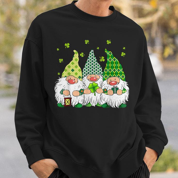St Patricks Day Irish Gnomes Leprechauns Funky St Pattys Day V2 Sweatshirt Gifts for Him
