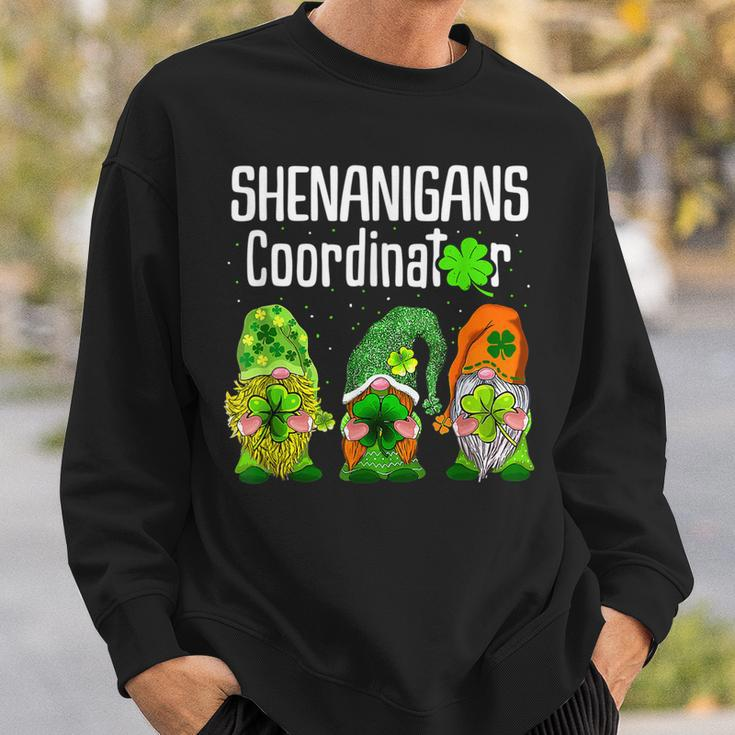 St Patricks Day Shenanigans Coordinator Gnomes Green Gnomies Sweatshirt Gifts for Him