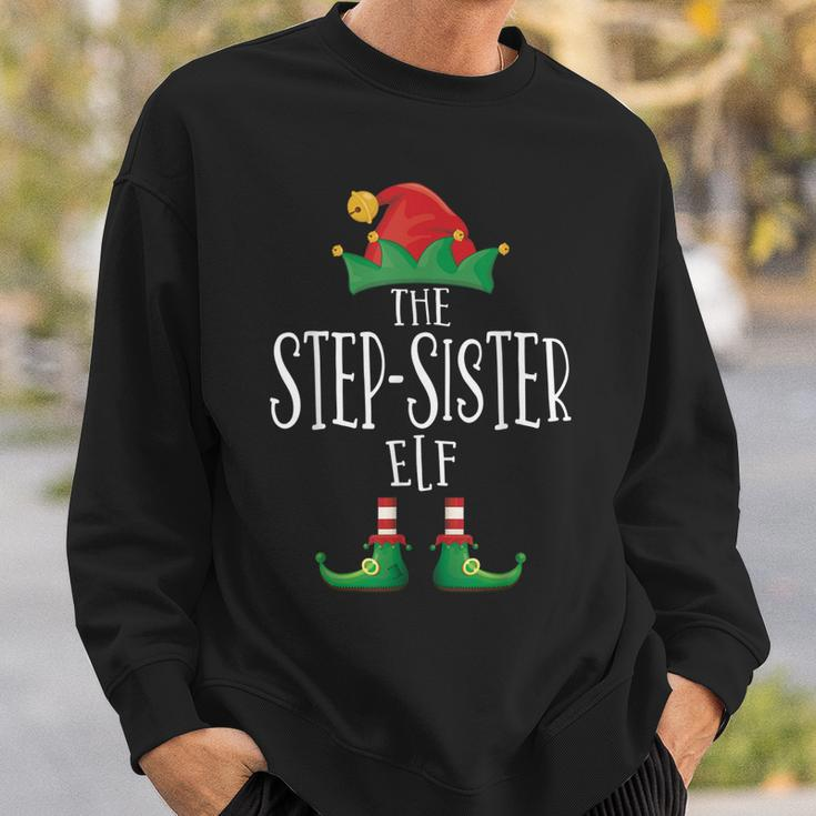 Step-Sister Elf Familie Passender Pyjama Weihnachten Elf Sweatshirt Geschenke für Ihn