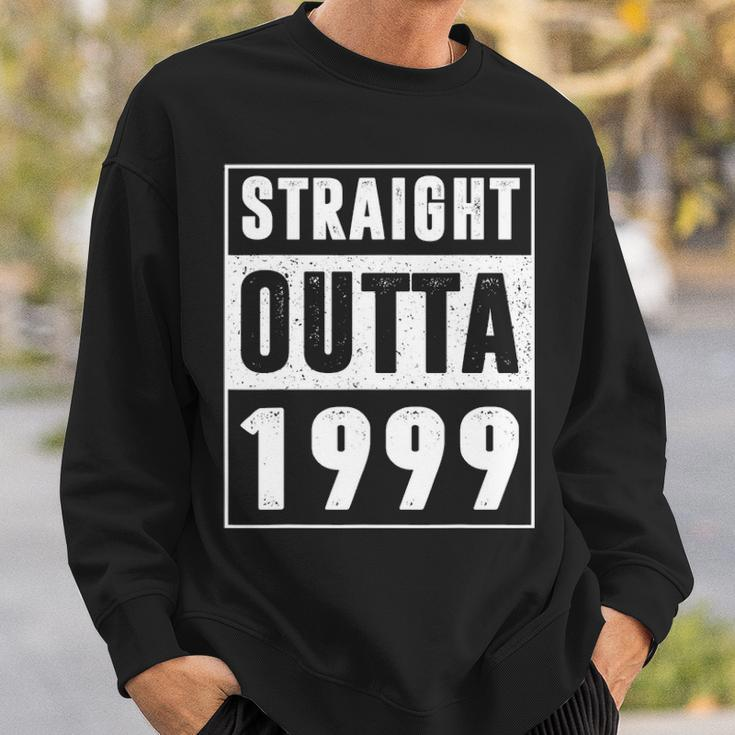 Straight Outta 1999 Vintage 22 Years Old 22Nd Birthday Gifts Sweatshirt Gifts for Him