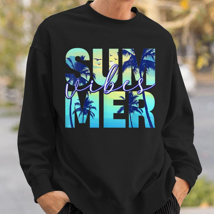 Summer Vibes Family Vacation Girlstrip Matching Group Sweatshirt Gifts for Him