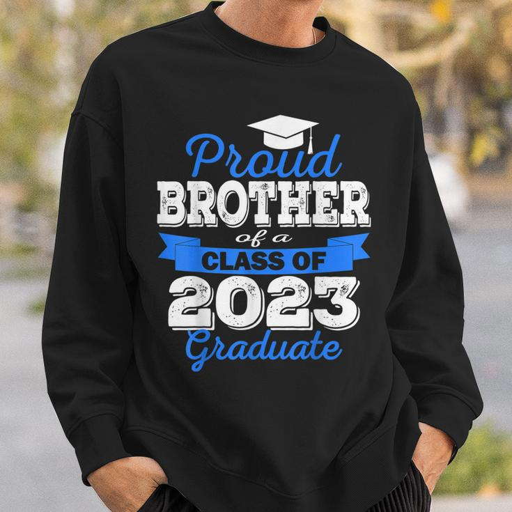 Super Proud Brother Of 2023 Graduate Awesome Family College Sweatshirt Gifts for Him