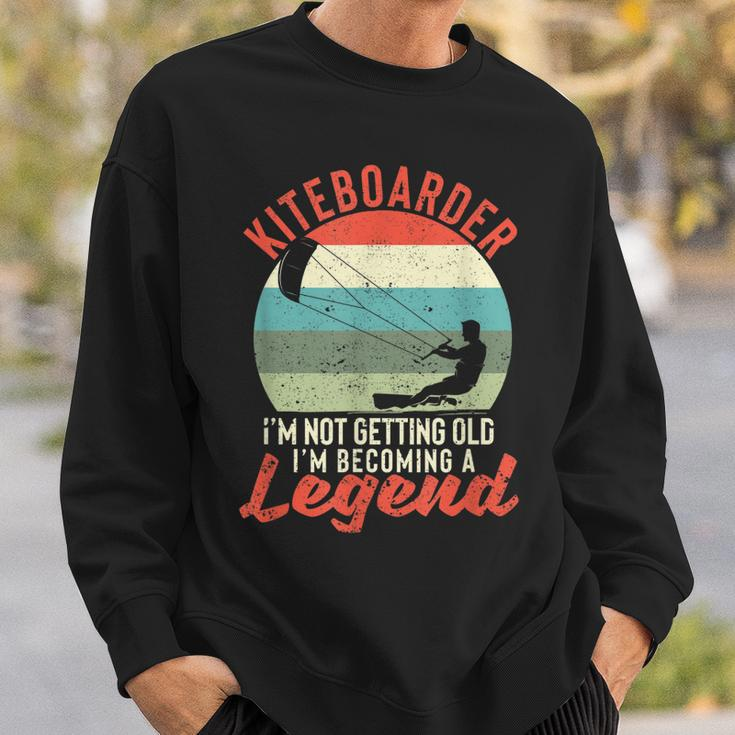 Surfer Kiteboarder Ich Werde Nicht Alt Ich Werde Eine Legende Sweatshirt Geschenke für Ihn