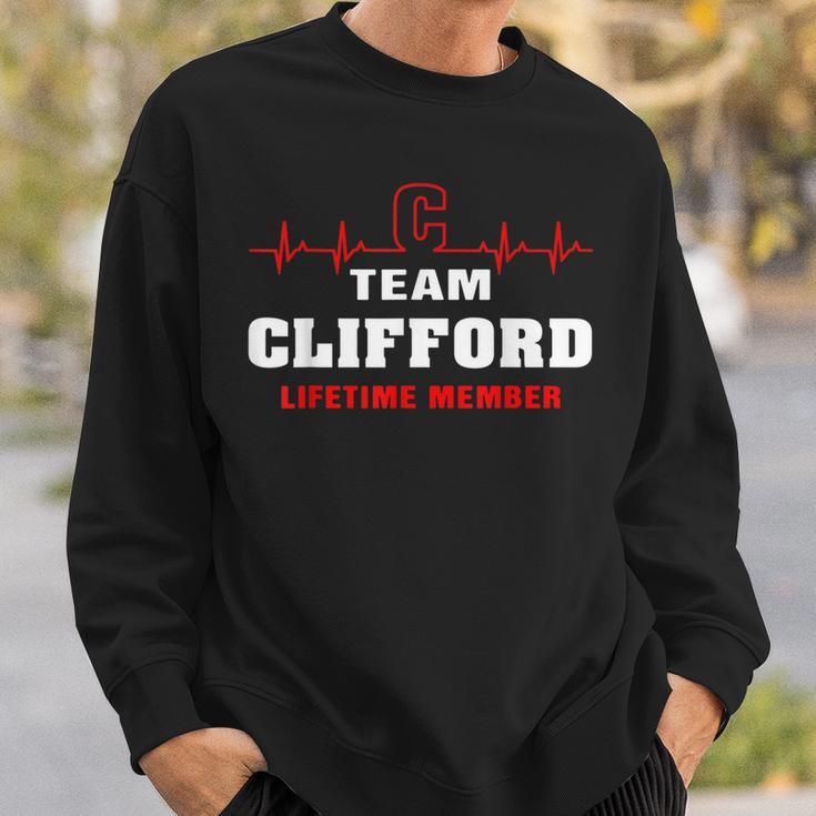 Team Clifford Lifetime Member Surname Clifford Name Sweatshirt Gifts for Him