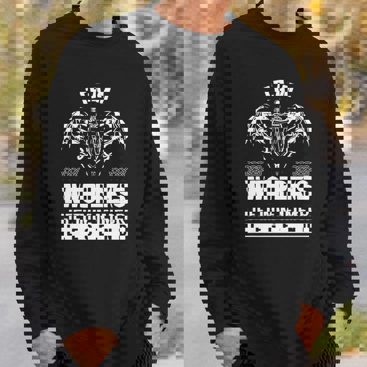 Team Works Lifetime Member Legend Sweatshirt Gifts for Him