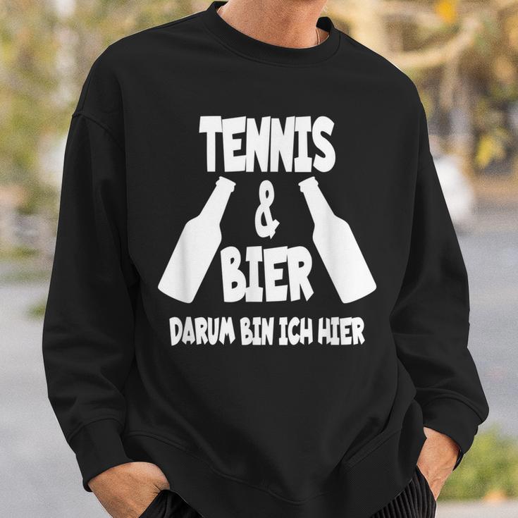 Tennis Und Bier Tenniscamp Tennistrainer Tenniscamp Sweatshirt Geschenke für Ihn