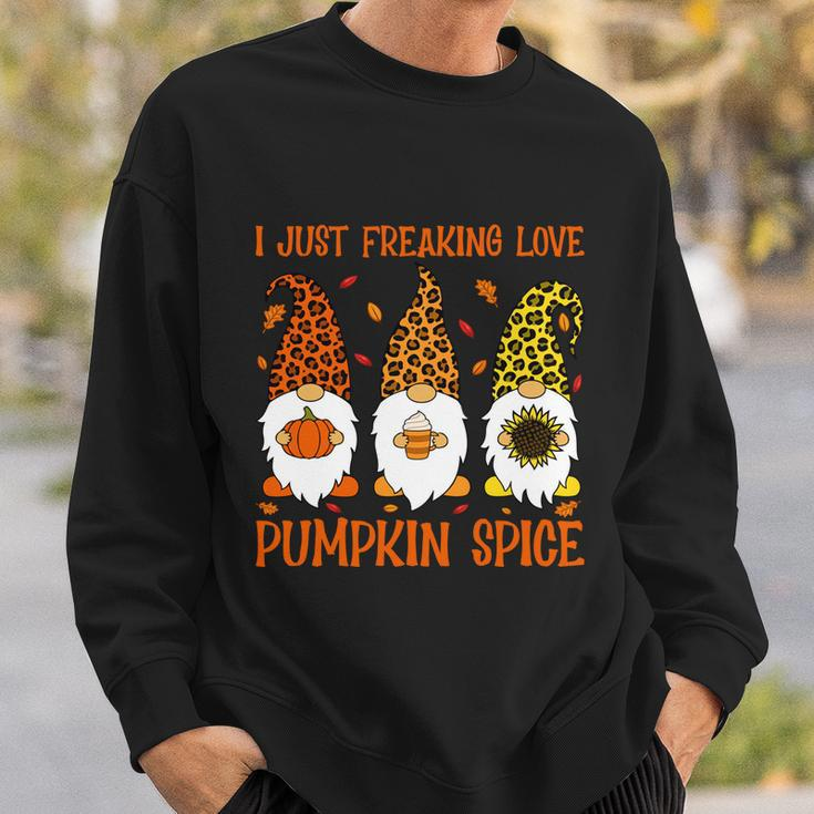 Thanksgiving Gnomes Freaking Love Pumpkin Spice Gift V2 Sweatshirt Gifts for Him